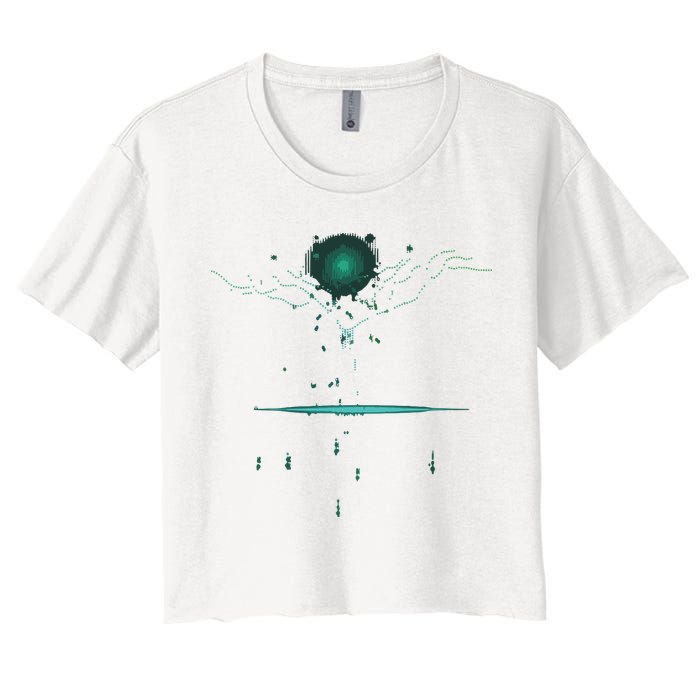Binary Tree Coding Computer Programmer Crop Top