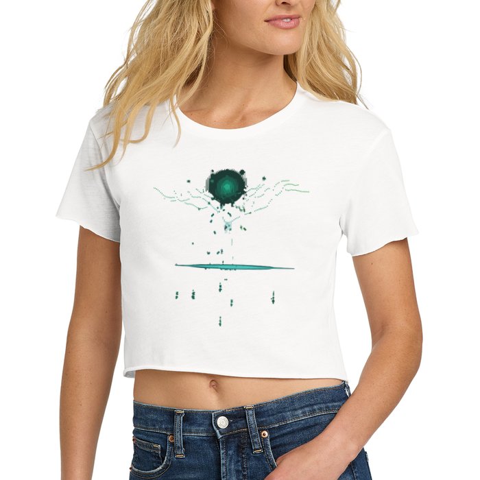 Binary Tree Coding Computer Programmer Crop Top