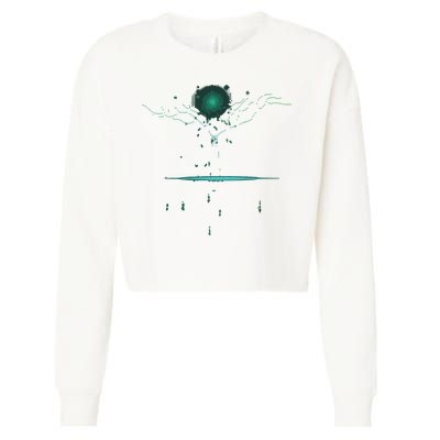 Binary Tree Coding Computer Programmer Cropped Pullover Crew