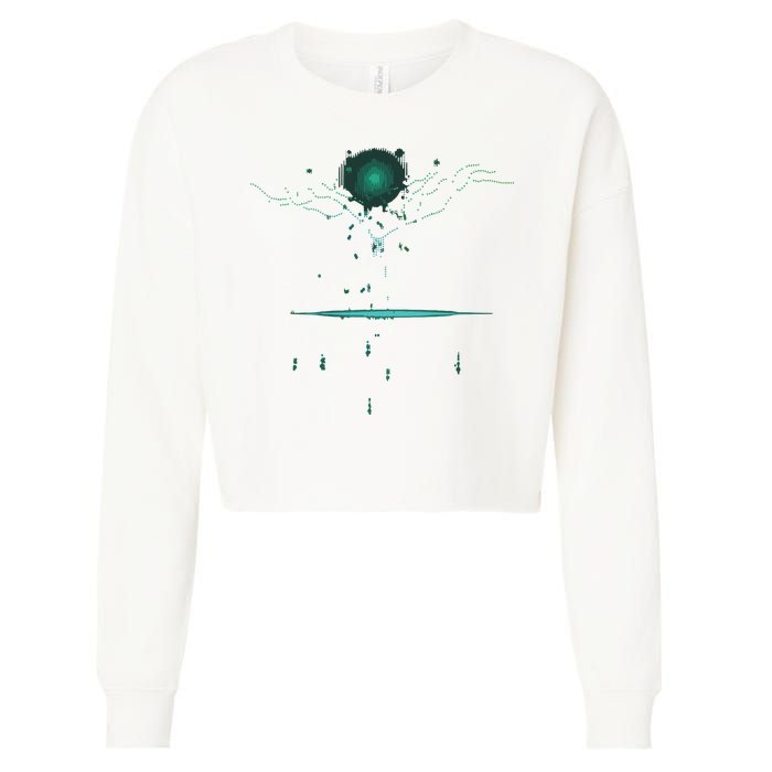 Binary Tree Coding Computer Programmer Cropped Pullover Crew