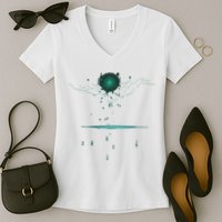 Binary Tree Coding Computer Programmer Women's V-Neck T-Shirt