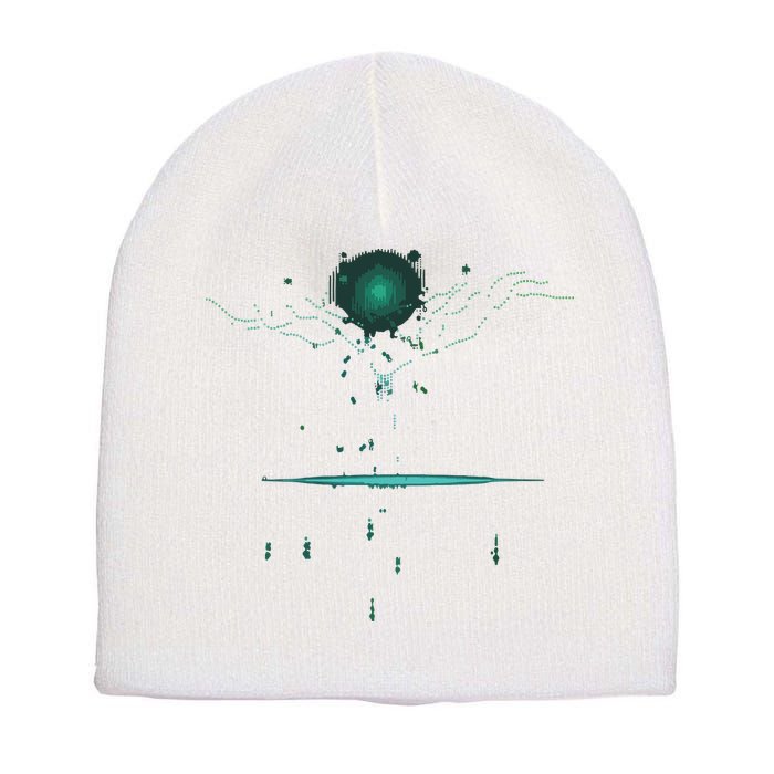 Binary Tree Coding Computer Programmer Short Acrylic Beanie