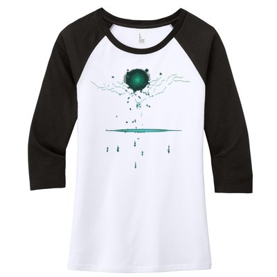 Binary Tree Coding Computer Programmer Women's Tri-Blend 3/4-Sleeve Raglan Shirt