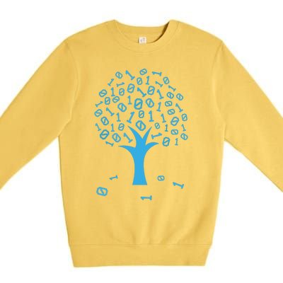 Binary Tree Computer Science Lovers Coding Premium Crewneck Sweatshirt