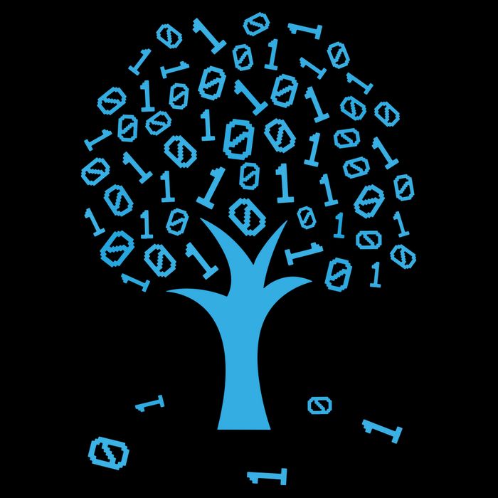 Binary Tree Computer Science Lovers Coding V-Neck T-Shirt
