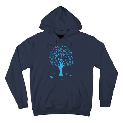 Binary Tree Computer Science Lovers Coding Hoodie