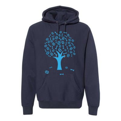 Binary Tree Computer Science Lovers Coding Premium Hoodie