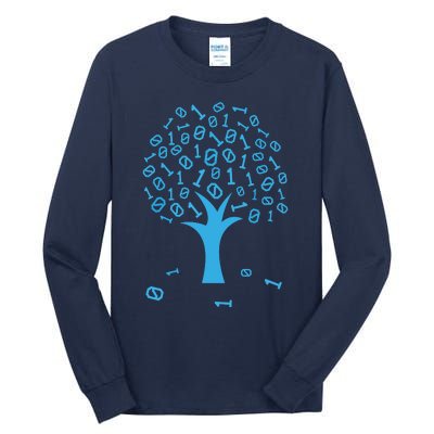 Binary Tree Computer Science Lovers Coding Tall Long Sleeve T-Shirt