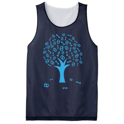 Binary Tree Computer Science Lovers Coding Mesh Reversible Basketball Jersey Tank