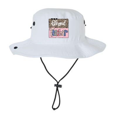 Blessed Teacher Cheetah Print Legacy Cool Fit Booney Bucket Hat