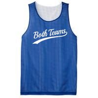 Both Teams Cute Gift Sarcastic Anti Sports Saying Gift Mesh Reversible Basketball Jersey Tank