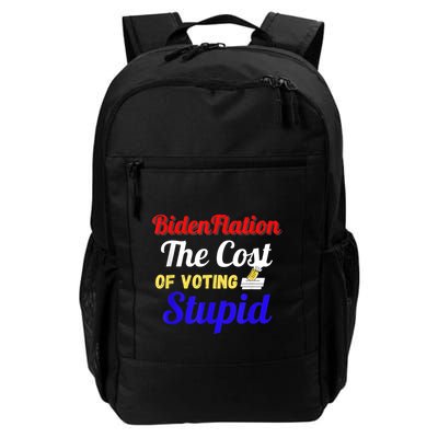 BidenFlation The Cost Of Voting Stupid Anti Biden Flation Backpack