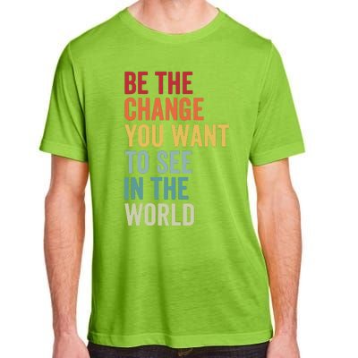 Be The Change You Want To See In The World, Equality VNeck Adult ChromaSoft Performance T-Shirt