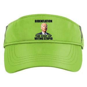 Bidenflation The Cost Of Voting Stupid Funny Adult Drive Performance Visor