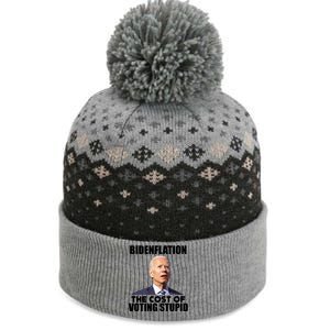 Bidenflation The Cost Of Voting Stupid Funny The Baniff Cuffed Pom Beanie