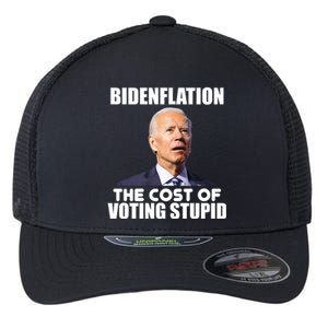 Bidenflation The Cost Of Voting Stupid Funny Flexfit Unipanel Trucker Cap