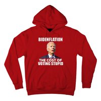 Bidenflation The Cost Of Voting Stupid Funny Hoodie