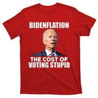 Bidenflation The Cost Of Voting Stupid Funny T-Shirt