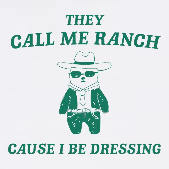Bear They Call Me Ranch Cause I Be Dressing Wool Snapback Cap
