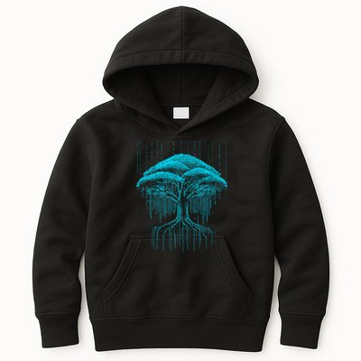 Binary Tree Coding Computer Programmer Kids Hoodie