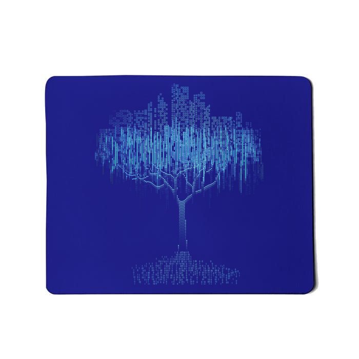 Binary Tree Coding Computer Programmer Meaningful Gift Mousepad