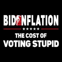 BidenFlation The Cost Of Voting Stupid Biden Flation Button