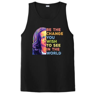 Be The Change You Wish To See Inspirational Quote PosiCharge Competitor Tank