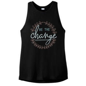 Be The Change Ladies PosiCharge Tri-Blend Wicking Tank