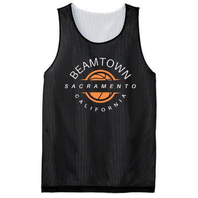 Beam Town City Swish Sacramento California Mesh Reversible Basketball Jersey Tank