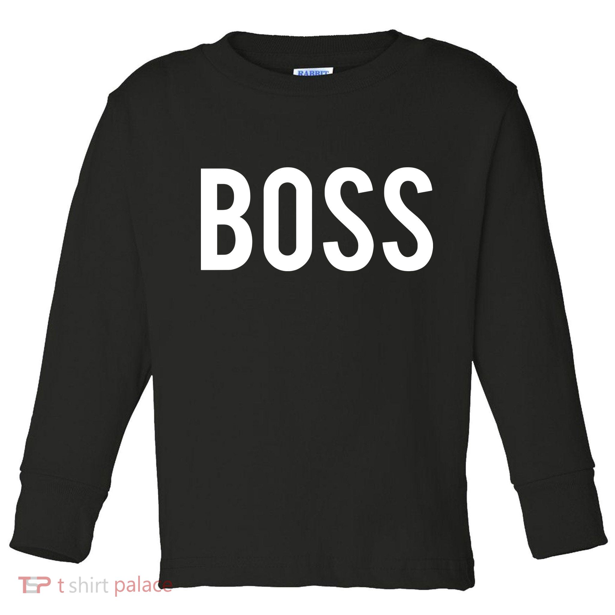 Boss T Cool New CEO Business Owner Money Gift Tee Toddler Long Sleeve Shirt