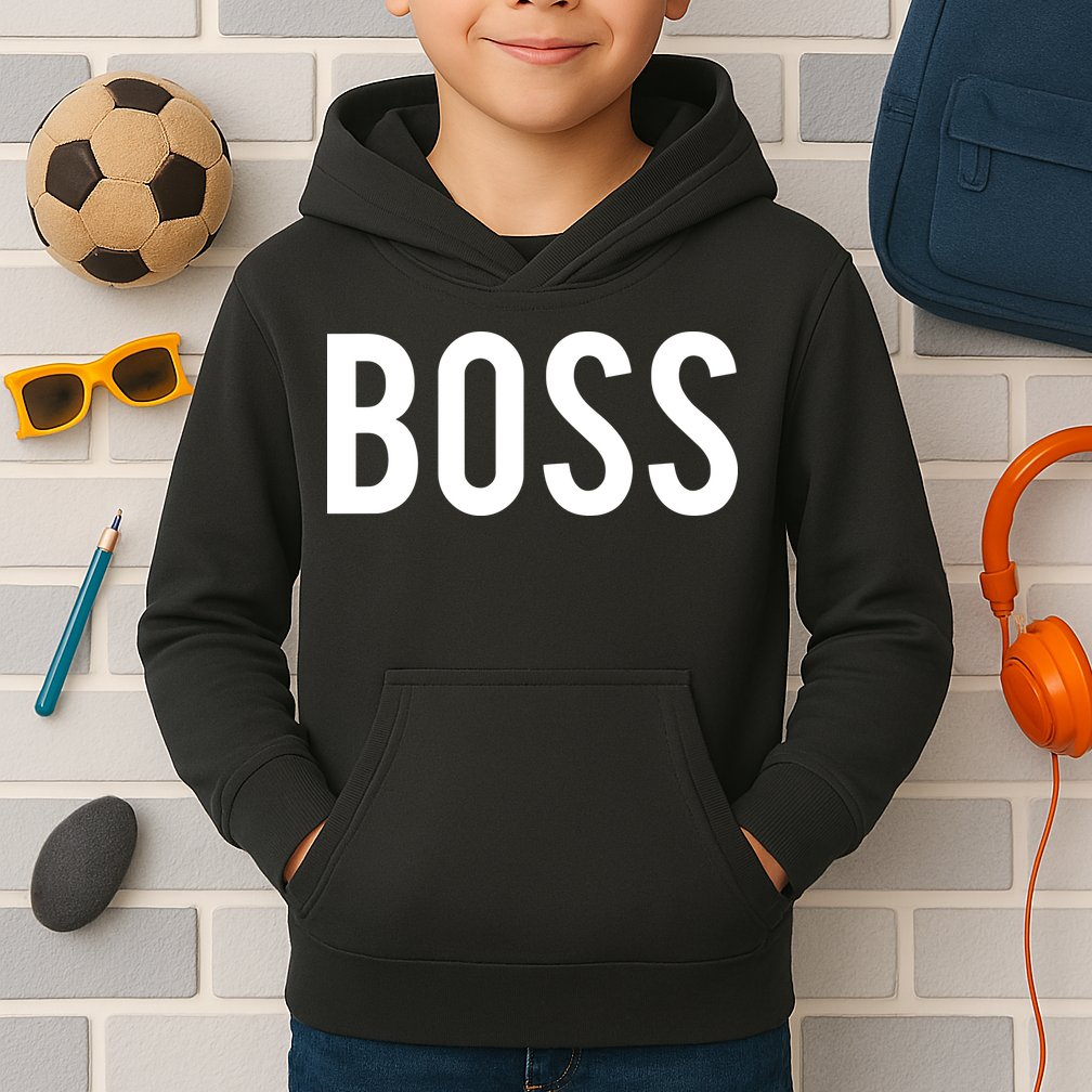 Boss T Cool New CEO Business Owner Money Gift Tee Kids Hoodie