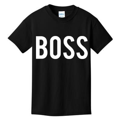 Boss T Cool New CEO Business Owner Money Gift Tee Kids T-Shirt
