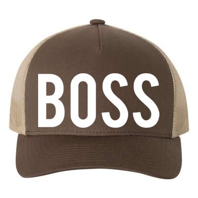 Boss T Cool New CEO Business Owner Money Gift Tee Yupoong Adult 5-Panel Trucker Hat