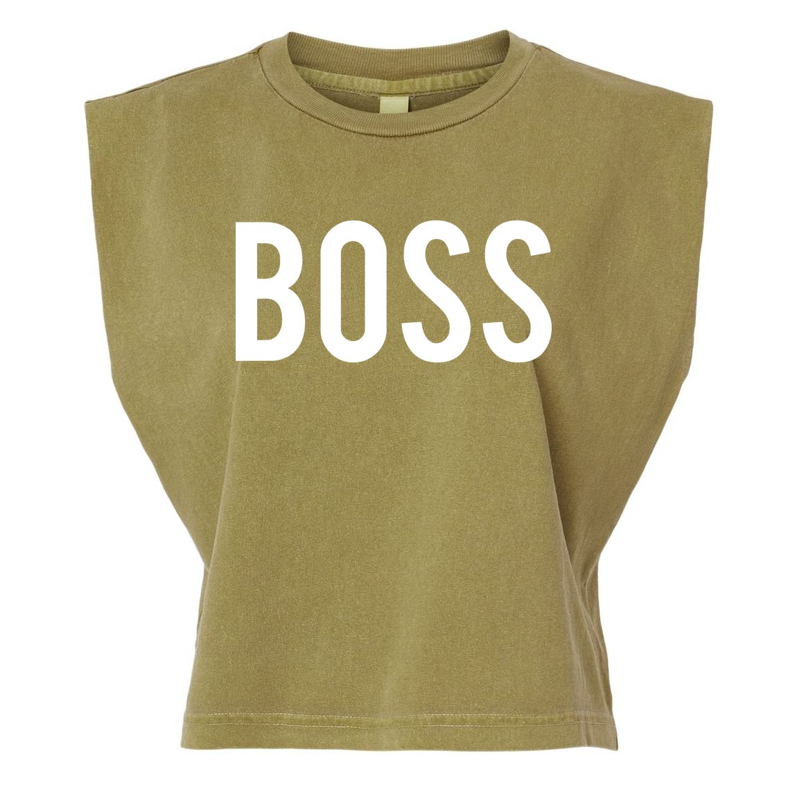 Boss T Cool New CEO Business Owner Money Gift Tee Garment-Dyed Women's Muscle Tee