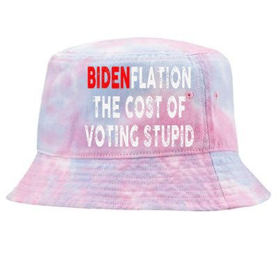 Bidenflation The Cost Of Voting Stupid Tie-Dyed Bucket Hat