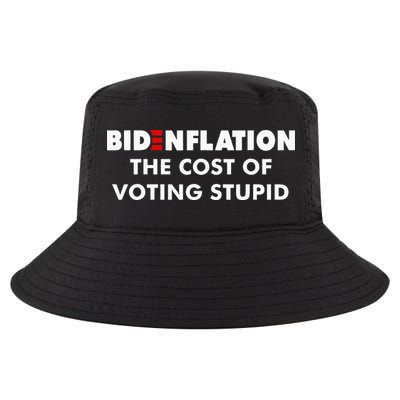 Bidenflation The Cost Of Voting Stupid Funny Biden flation Cool Comfort Performance Bucket Hat
