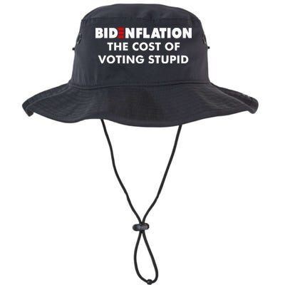 Bidenflation The Cost Of Voting Stupid Funny Biden flation Bucket Hat