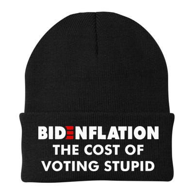 Bidenflation The Cost Of Voting Stupid Funny Biden flation Beanie