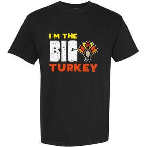 Big Turkey Cute Thanksgiving Matching Family Mom Dad Gift Garment-Dyed Heavyweight T-Shirt