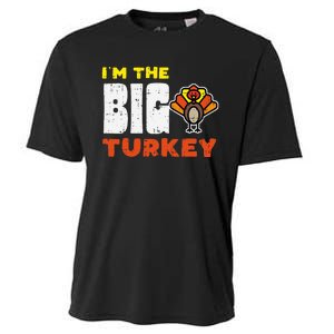 Big Turkey Cute Thanksgiving Matching Family Mom Dad Gift Cooling Performance Crew T-Shirt