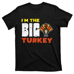 Big Turkey Cute Thanksgiving Matching Family Mom Dad Gift T-Shirt