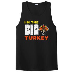 Big Turkey Cute Thanksgiving Matching Family Mom Dad Gift PosiCharge Competitor Tank