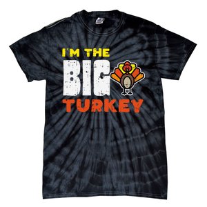 Big Turkey Cute Thanksgiving Matching Family Mom Dad Gift Tie-Dye T-Shirt