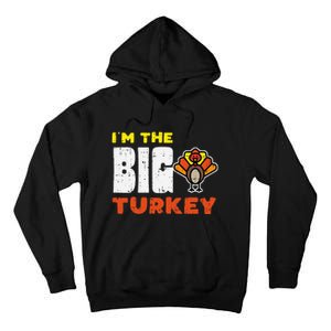 Big Turkey Cute Thanksgiving Matching Family Mom Dad Gift Tall Hoodie