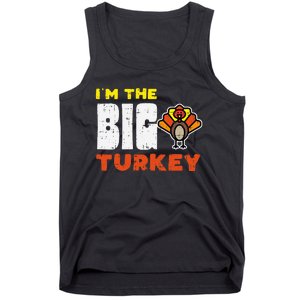 Big Turkey Cute Thanksgiving Matching Family Mom Dad Gift Tank Top