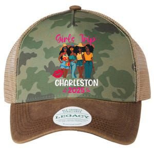 Black Trip Charleston 2025 Vacation Matching Legacy Tie Dye Trucker Hat