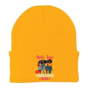 Black Trip Charleston 2025 Vacation Matching Knit Cap Winter Beanie