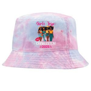 Black Trip Charleston 2025 Vacation Matching Tie-Dyed Bucket Hat