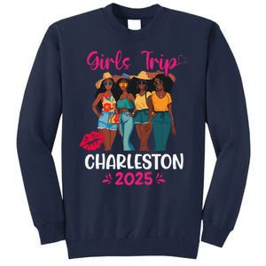 Black Trip Charleston 2025 Vacation Matching Tall Sweatshirt