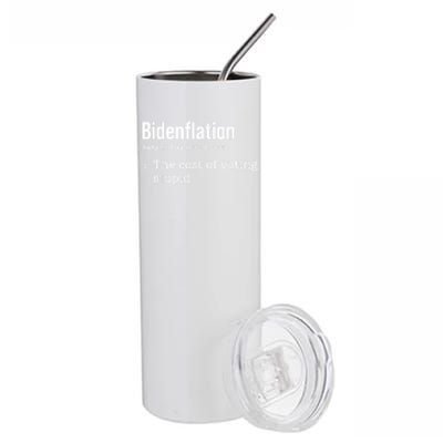 Bidenflation The Cost Of Voting Stupid Stainless Steel Tumbler